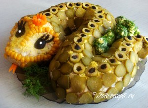 Салат «Змейка»