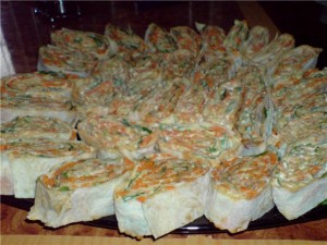 Рулеты из лаваша