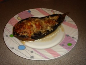 баклажаны с шампиньонами