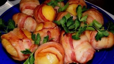 Картофель в беконе