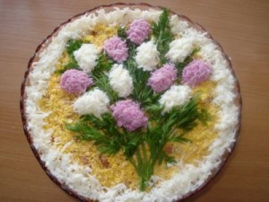 Салат Букет сирени