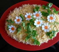Салат "Французские ромашки"
