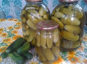 Маринованные огурцы