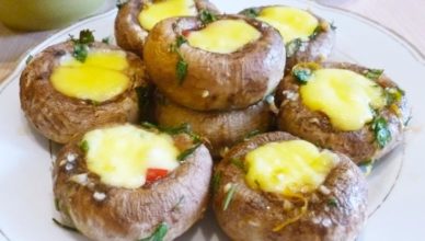 шампиньоны запеченные
