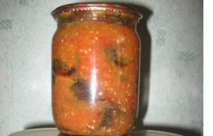 Баклажаны с аджикой