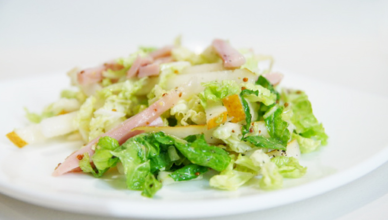 салат с грушей и курицей
