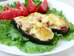 Баклажаны с сырной начинкой
