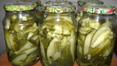 закусочные огурцы