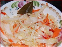 Капуста в маринаде