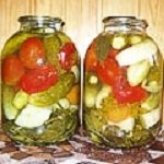 Вкусное овощное ассорти