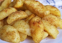 Картошка по-деревенски.