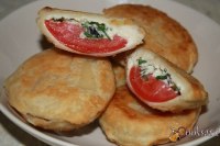 Лепёшки с помидорами