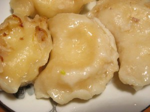 Вареники с картофелем и грибами