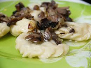 Вареники с картошкой и грибами
